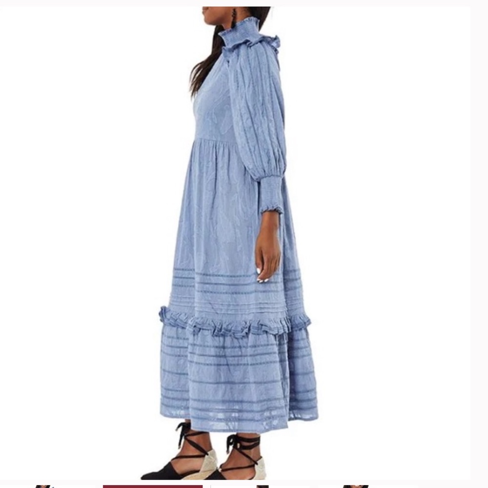 Roberta Roller Rabbit Blue Maxi Dress - Picture 4 of 12